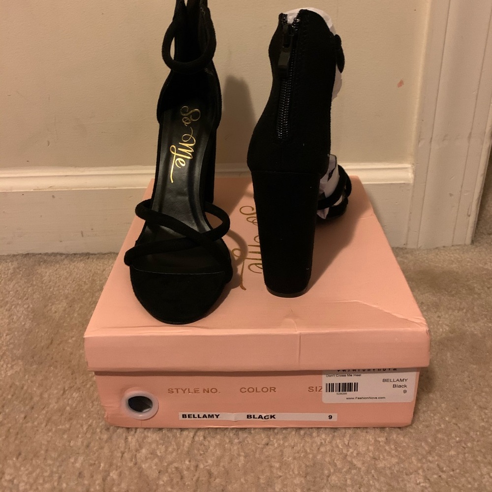 Black heels